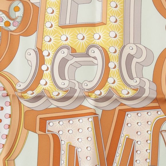 Hermes Carre 45 Petit Carre Hermes Electrique Silk Scarf Hermes Electrique - Picture 6 of 10